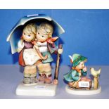 Two West German Hummel figurines