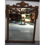 Bevelled wall mirror