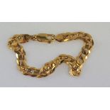 9ct yellow gold bracelet