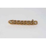 9ct gold rope brooch