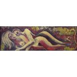 Kate Landsberry framed Nudes painting