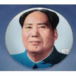Ceramic Mao Tse Tung display plate