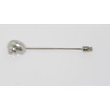 Mexican Taxco silver shell stick pin