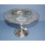 George V sterling silver tazza