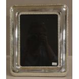 Large silver photo frame