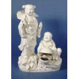 Chinese blanc de chine figural group