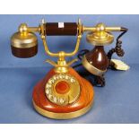 Vintage Minette Leather telephone handset