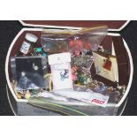 Large box of costume jewellery