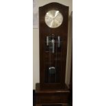 Art deco longcase grandfather clock