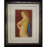 Alain Bonnefoit (France b-1937) framed print