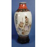 Chinese ceramic handpainted vase