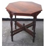 Edwardian octagonal occasional table