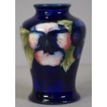 Moorcroft "Pansy" posy vase