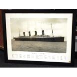 Framed R.M.S.Titanic print