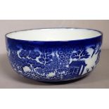 Vintage Doulton Burslem Willow pattern bowl