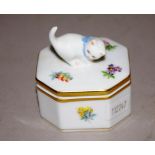 Herend lidded porcelain box