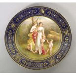 Vienna style cabinet plate