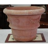 Italian hand made terracotta garden pot