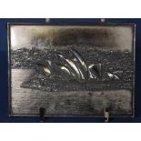 Image in relief of Sydney Opera House