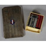 Vintage silver plated cigarette case