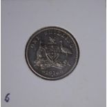 Australian 1916 shilling