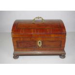 Antique inlaid timber casket