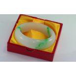 Boxed agate bangle