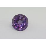 Unset synthetic corundum Alexandrite (12.8ct)