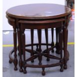 Vintage round nest of tables