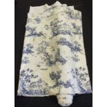 Roll French toile fabric