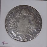 1783 Maria Theresa thaler silver coin