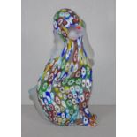 Murano art glass dog figure