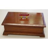 Art Deco era Australian cedar box