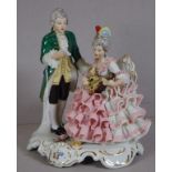 Dresden courting couple figure