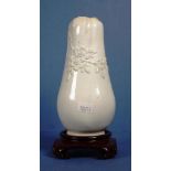 Vintage Chinese white ceramic vase