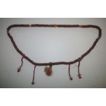 Tibetan monk's prayer beads