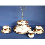 Six piece Royal Albert part tea set