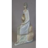 Nao seated young woman figure