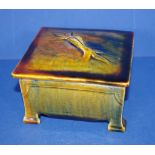 Australian Harvey School pottery lidded box