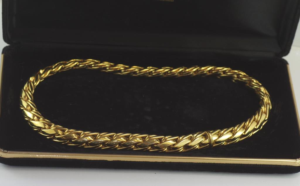 Good boxed 18ct yellow gold necklace - Image 2 of 2