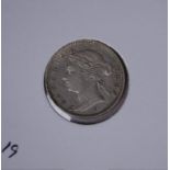 Straits Settlement 20 cent coin 1880