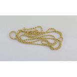 18ct yellow gold twist chain