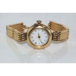 Vintage 9ct gold wristwatch