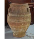 Very large terracotta garden urn