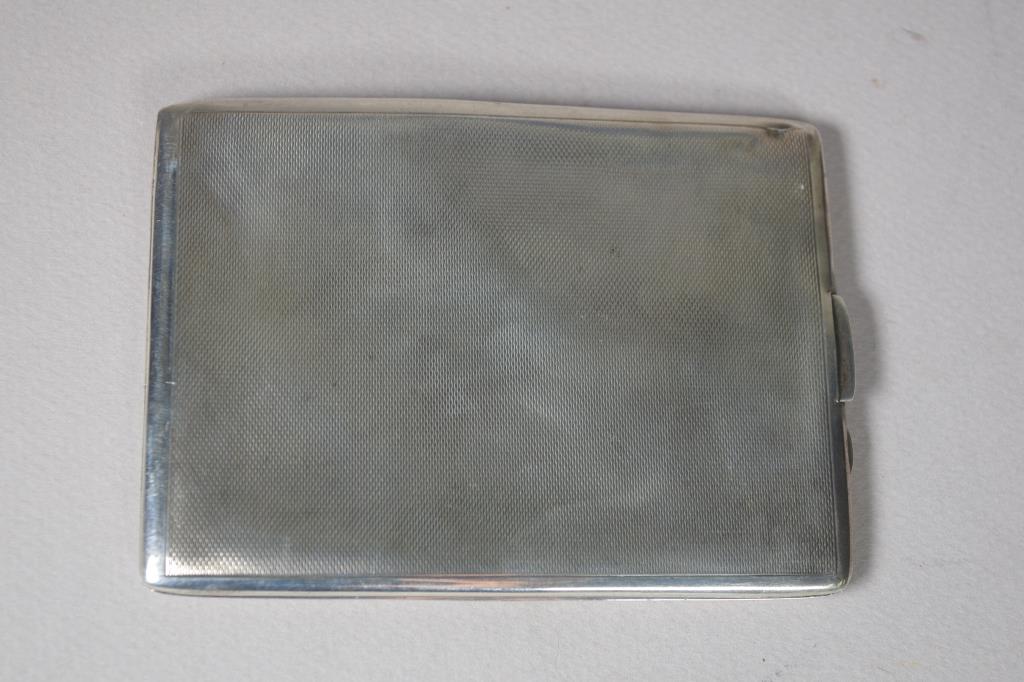 Sterling silver cigarette case - Image 2 of 2