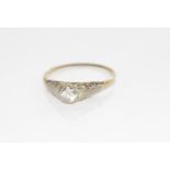 Vintage 14ct yellow gold ring