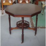 Edwardian octagonal occasional table