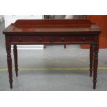 Victorian 2 drawer side table