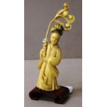 Antique Chinese carved ivory figure