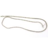 White gold and diamond (200+) necklace